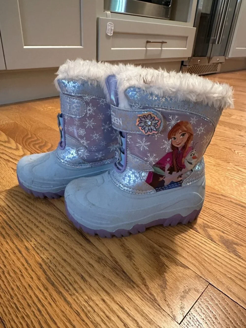 Frozen Elsa Light Up Toddler Snow Boots 10